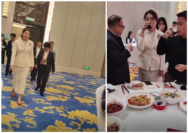 娃哈哈举办销售工作表彰大会：宗馥莉挨桌敬酒大经销商